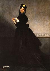 Charles Carolus - Duran Lady with a Glove ( Mme, Carolus - Duran ). oil painting image